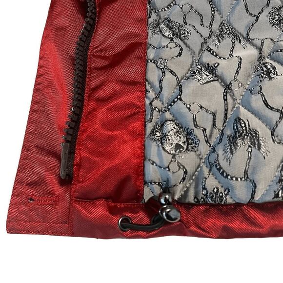Wellensteyn Women's Revolution Winter Jacket Red Shimmer Parka Sz XL - Picture 12 of 14